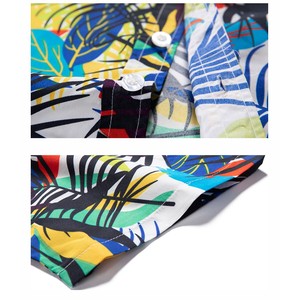 Costume d'été pour hommes ensemble de short deux pièces personnalisé usine vente en gros chemises et shorts à manches courtes imprimés par sublimation grande taille - Product Image 4