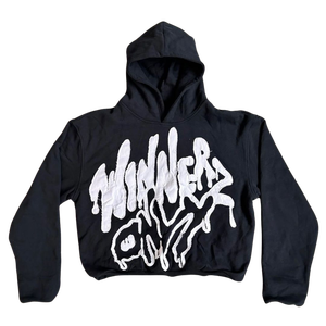 Jersey con bordado desgastado de mezclilla de alta calidad con logotipo personalizado hecho en fábrica, ropa de calle de invierno, Sudadera con capucha para Unisex - Product Image 1