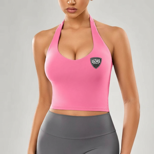 Top Corto Deportivo Sin Costuras para Mujer, al Mejor Precio al por Mayor, Sujetador Deportivo de Yoga, Poliéster de Secado Rápido - Product Image 1