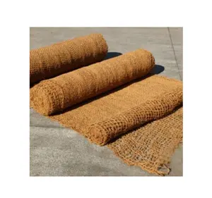 Tapete de fibra de coco: tapete de fibra de coco natural y de primera calidad para el control de la erosión del suelo y la prevención de malezas