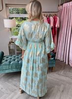 2024 nouvelle mode boho chic robe avec broderie ukrainienne brodé lin caftan bohème robe grande taille robe en lin