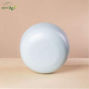 Vase de table en bambou enroulé Art Déco avec finition dégradée bicolore, décoration écologique et durable - Product Image 4