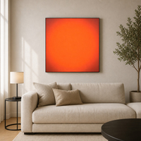 Lumière LED de relaxation avec effet lever/coucher de soleil, disponible en ODM, pour la thérapie bien-être, art mural pour le salon