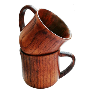 2025 nuevo diseño de jarra de cerveza de madera de lujo superior estándar artículo decorativo para el hogar Venta caliente al por mayor artículo de madera PC Material postre - Product Image 4