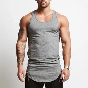 Wholesale Custom Men's <b>Black</b> Tank Top Casual <b>Knitted</b> Muscle Fitness <b>Vest</b> Sports Style - Product Image 5