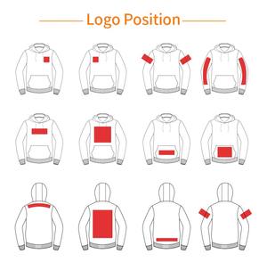 Sweatshirts à capuche et sweatshirts à manches longues et surdimensionnés en coton biologique personnalisé OEM pour hommes col à capuche brodé de couleur unie pour hommes - Product Image 5