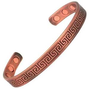 Handmade Solid Copper Cuff <b>Bracelet</b> with Awesome Design <b>Magnetic</b> Health Ware for Arthritis Fashionable <b>Bracelet</b> - Product Image 1