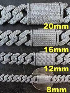 Cadena de eslabones cubanos de Miami de 10mm para hombres y mujeres, Collar de plata de ley 925 de estilo Vintage, estilo cubano helado de oro sólido de 10K - Product Image 3