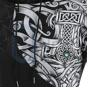 Sudadera con Capucha de Alta Calidad para Hombre, 100% Algodón, Transpirable, Estilo Urbano, para Invierno, Venta al Por Mayor del Fabricante - Product Image 2