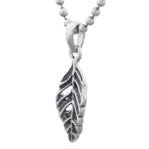 จี้ใบ925เงินสเตอร์ลิงออกซิไดซ์เครื่องประดับชั้นดีสำหรับเป็นของขวัญให้จี้และเครื่องลาง - Product Image 2