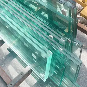 lowest prices promotion33.1 laminated tempered glass 55 66.2 44.2 6.38 10.38 6 8 16 12 13.52 mm low iron polished edge tempered