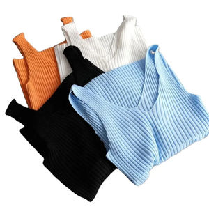 Débardeur côtelé de haute qualité pour femmes de taille américaine pour la course à pied et la salle de sport OEM ODM Fabrication grande taille Vente en gros Tanttop pour femmes - Product Image 1