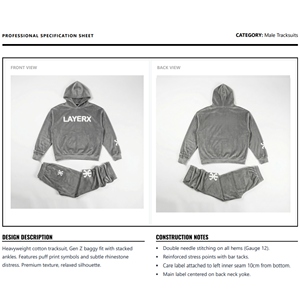 Survêtement pour homme personnalisé en velours lourd, délavé à l'acide, uni, avec sweat à capuche orné de strass, pantalon coupe classique, streetwear, vente en gros - Product Image 6