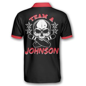 Camisetas de bolos personalizadas de la mejor calidad para hombre y mujer con diseños de equipos, nombres y logotipos personalizados fabricados a medida. - Product Image 4