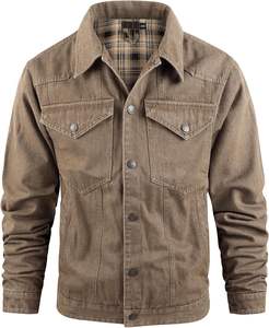 New Arrival Solid Color <b>Denim</b> <b>Jacket</b> For Men Premium Quality Custom Logo OEM Branded Jean Outerwear Bulk Factory Direct Supply - Product Image 4