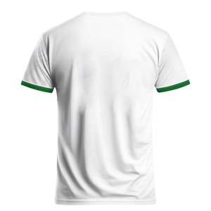 Maillot de football à col rond en tissu mesh 100% polyester, taille personnalisable, impression sublimée, léger, séchage rapide, vêtements d'équipe - Product Image 2