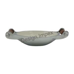 Plato y cuenco esmaltados con asas de madera, diseño de broca de caballo, cuencos de Metal para servir, suministros para eventos, decoración para fiestas, cuenco ecuestre - Product Image 4