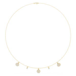 Collier ras du cou avec logo personnalisé 18 carats Collier à pendentif Vente en gros Bijouterie Fabricant - Product Image 6