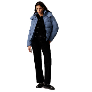 2025 más vendidos chaquetas de burbujas acolchadas con capucha desmontable para mujer estilo clásico Color sólido chaqueta acolchada de manga larga para mujer - Product Image 4