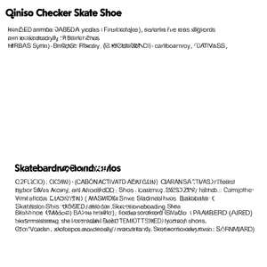 Chaussure de skate Qiniso Checker - Product Image 2