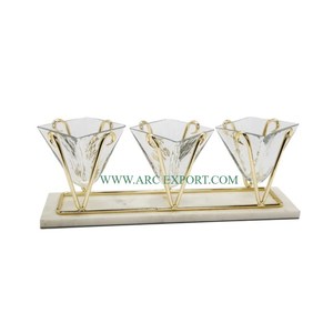 Laiton antique plaqué or table décorative maison et restaurant bols de service alimentaire grande taille fournisseur en gros bol de vaisselle - Product Image 3