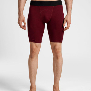 Nouveauté Short de fitness sportif pour homme, teint en tissu doux, écologique, OEM, vêtements d'entraînement de gymnastique à motif uni - Product Image 3