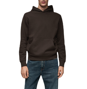 Sudadera con Capucha Extra Grande de Alta Calidad 100% Algodón para Hombre, Venta al Por Mayor, Diseño Básico Personalizado, Esencial para el Invierno - Product Image 1