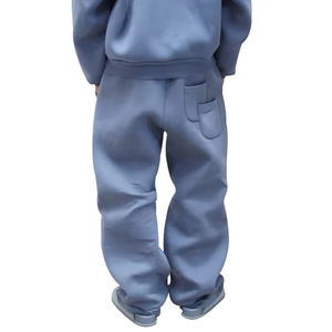 กางเกงวอร์มขากว้าง500 GSM สำหรับผู้ชายกางเกงโอเวอร์ไซส์ทรงหลวมผลิตตามสั่งสินค้ามาใหม่2024 - Product Image 2