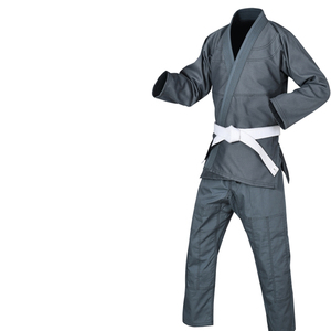 Meilleure vente Gis de formation professionnelle Kimono armure de perles Jiu Jitsu uniforme pour les arts martiaux mixtes de haute qualité gris grande taille - Product Image 6