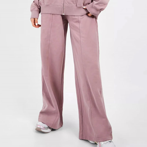 Pantalones Cargo Transpirables de Cintura Elástica con Cordón Ajustable para Mujer, Corte Recto, Color Sólido, Otoño 2025, Novedades, Logotipo Personalizado - Product Image 1