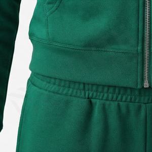 Conjunto Deportivo de Mujer con Capucha, Estilo Vintage, Color Sólido, de Alta Calidad, Diseño de Moda, para Invierno, Precio al por Mayor - Product Image 5