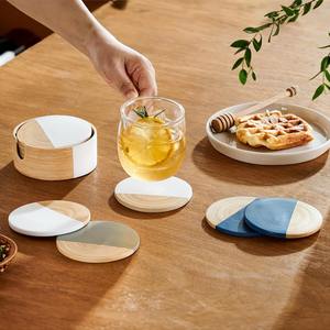 Sous-verres enroulés en bois de bambou cercle d'approvisionnement en vrac caboteur en fibres filées naturelles fabriqué au Vietnam - Product Image 4