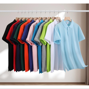 Polo de haute qualité pour hommes du fabricant OEM 95% coton 5% Spandex Logo personnalisé Designer Broderie Uniforme intelligent - Product Image 1