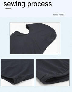 Vente en gros cagoule 100% coton avec logo personnalisé coupe-vent douce moto masque facial respirant cagoule - Product Image 5