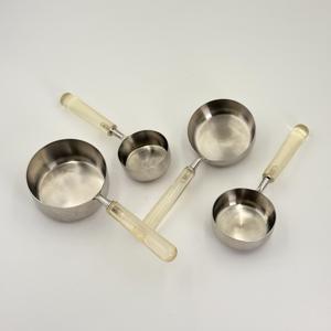 Cuchara Medidora de Granos de Café de Acero Inoxidable 202 con Mango de Resina Transparente, Herramienta de Medición Especial en Gramos para Camping, MOQ 10 Piezas - Product Image 2