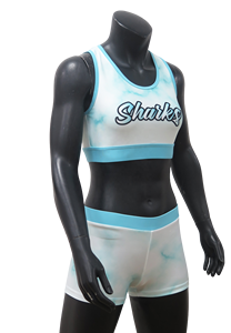 Ensemble de pom-pom girls personnalisé sans manches pour la performance et la pratique de l'équipe scolaire des jeunes - Product Image 2