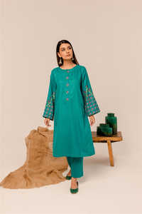 2025 prix de gros bon marché sur mesure tenue décontractée pour dames/Pakistan fabricant femmes musulmanes laine/khaddar robe - Product Image 2