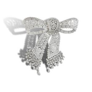 Broche faite à la main en argent Sterling 925 Unique à la mode Leb Grown Diamond Most Selling Accessoire pour cadeau de fête de fiançailles de mariage - Product Image 1