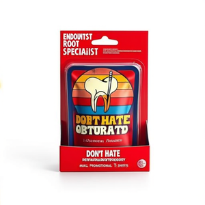 T-Shirt per Endodontista Specialista in Canali Radicolari - Non Odiare l'Obturação Dentale - Categoria Promozionale - Product Image 2