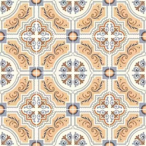 กระเบื้องเซรามิกลายดอกไม้ใหม่ขนาด30x30ซม. บริการออกแบบพื้นห้องครัวห้องอาบน้ำสไตล์โมร็อกโก - Product Image 5