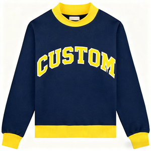 Sudadera de Cuello Alto Holgada para Mujer, Mezcla de Algodón y Felpa Francesa, de Alta Calidad, con Logotipo Personalizado al por Mayor del Fabricante - Product Image 3