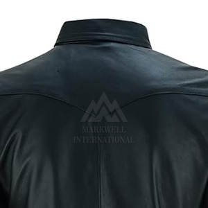 เสื้อเชิ้ตหนังผู้ชายคุณภาพสูง วัสดุทนทาน ขายดี น้ำหนักเบา ระบายอากาศได้ดี - Product Image 4