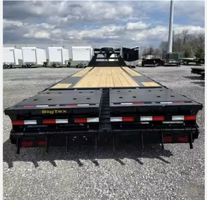 AUTOPARK Qualité Double Essieu Plate-Forme en Acier Remorque à Benne Basculante Lumières LED Camion Remorque Utilitaire pour le Transport - Product Image 4