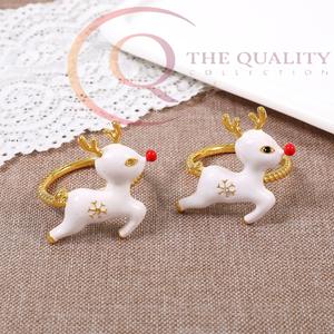 แหวนผ้าเช็ดปากแบบคลาสสิกสำหรับตกแต่งโต๊ะอาหาร อุปกรณ์ตกแต่งโต๊ะอาหารสำหรับบ้าน ร้านอาหาร และงานอีเว้นท์ - Product Image 1