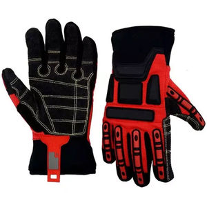 Gants de sécurité de travail professionnels en cuir de vache anti-impact Gants de main d'assemblage de mécanicien - Product Image 1