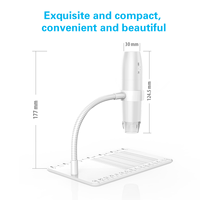 316 blanc couleur HD Wifi USB connecter USB Microscope caméra 8 LED 1000X 1080P optique électronique Microscope numérique Photo vidéo