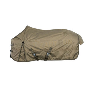 Couvertures de tapis de cheval en polyester nylon solide personnalisé confortable et durable imperméable à l'eau drap de cheval uni avec coque en toile de remplissage en coton - Product Image 3
