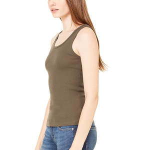 Camiseta sin mangas ajustada para mujer Next Level - Product Image 5
