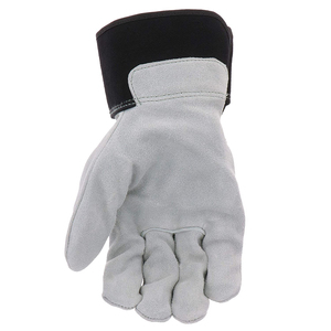 Gants de travail en cuir robuste à double paume, dernier design, en cuir de vachette fendu, prix de gros avantageux - Product Image 4