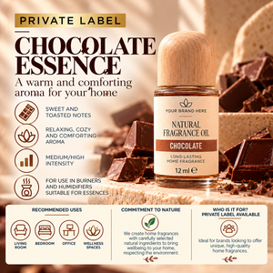 Esencia de Chocolate OEM con Fragancia de Chocolate 12ml |   Aroma Cálido y Dulce para el Hogar |   Fabricante de Marca Privada España - Product Image 3